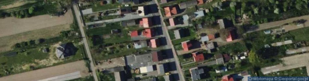 Zdjęcie satelitarne Ożarów ul.