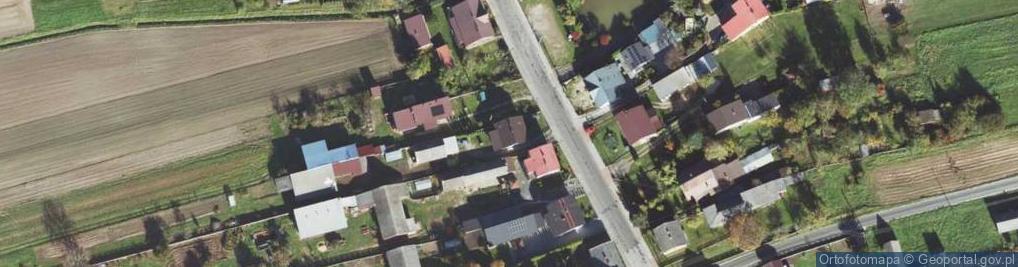 Zdjęcie satelitarne Ożarów ul.