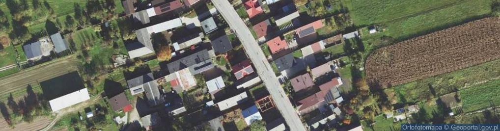 Zdjęcie satelitarne Ożarów ul.