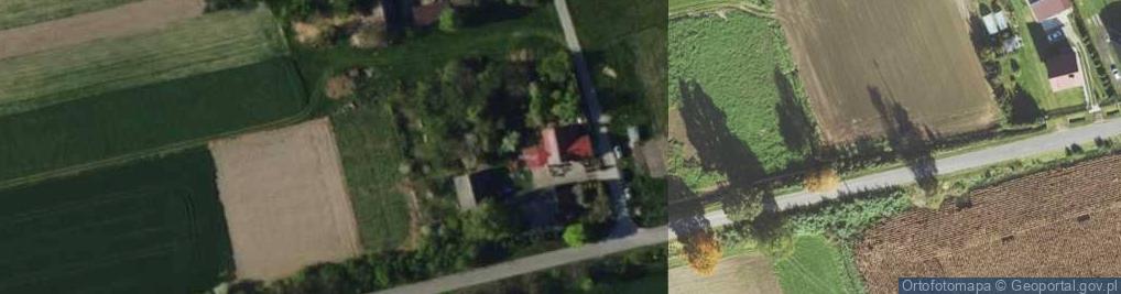 Zdjęcie satelitarne Ożarów-Towarzystwo ul.