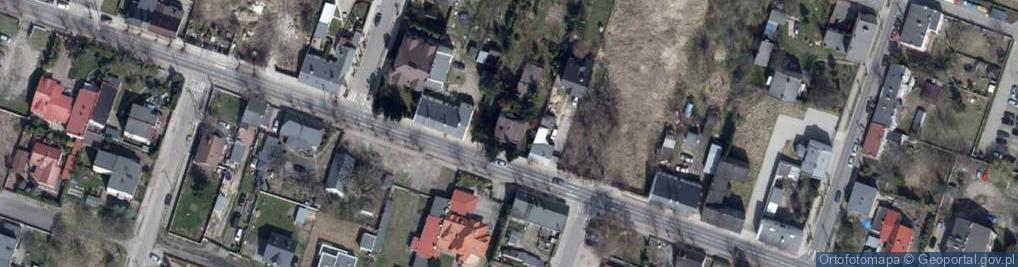 Zdjęcie satelitarne Pabianicka ul.