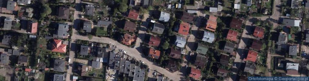 Zdjęcie satelitarne Palisandrowa ul.