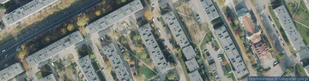 Zdjęcie satelitarne Pawlikowskiej-Jasnorzewskiej Marii ul.