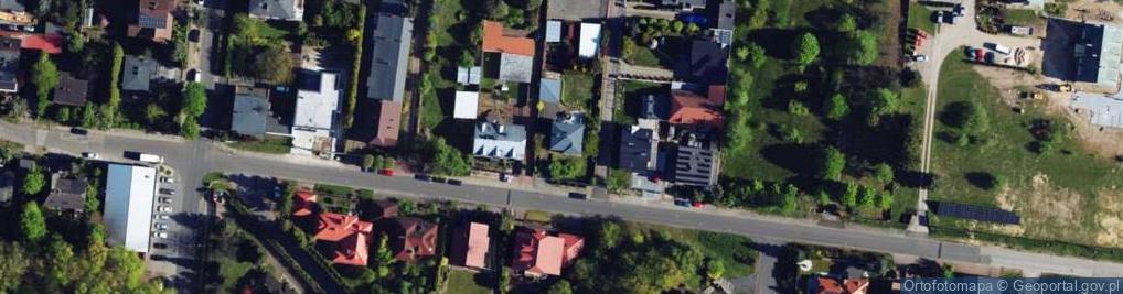Zdjęcie satelitarne Pawia ul.