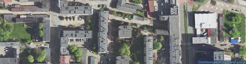 Zdjęcie satelitarne Paryska ul.