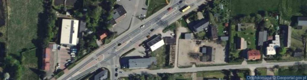Zdjęcie satelitarne Pabianicka ul.