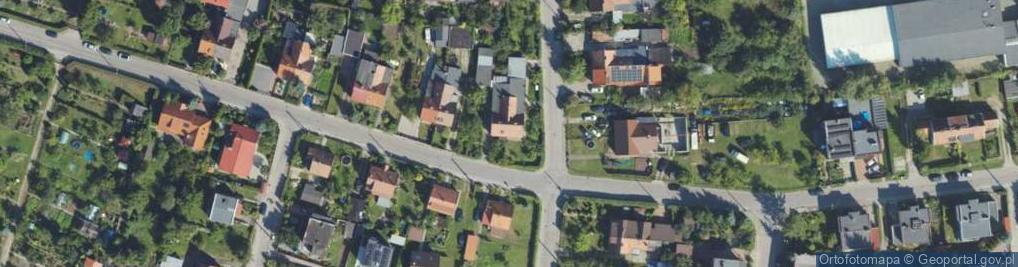 Zdjęcie satelitarne Pabianicka ul.