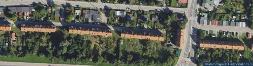 Zdjęcie satelitarne Pawia ul.