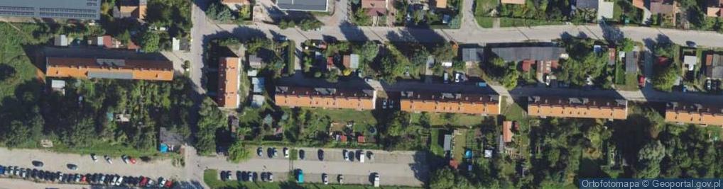 Zdjęcie satelitarne Pawia ul.