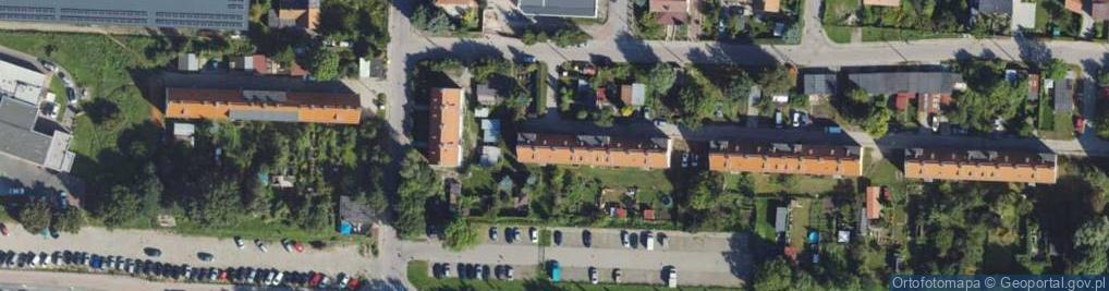Zdjęcie satelitarne Pawia ul.