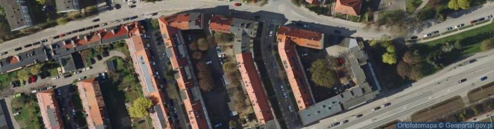 Zdjęcie satelitarne Paska Jana Chryzostoma ul.