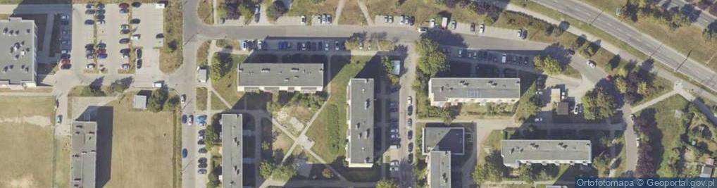 Zdjęcie satelitarne Papuszy ul.