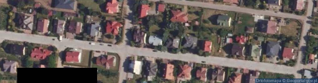 Zdjęcie satelitarne Paryska ul.