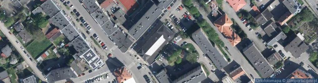 Zdjęcie satelitarne Pamięci Sybiraków ul.