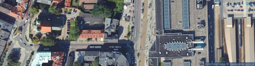 Zdjęcie satelitarne Pawia ul.
