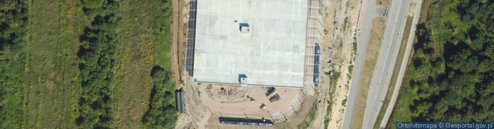 Zdjęcie satelitarne Papierni Prądnickich ul.