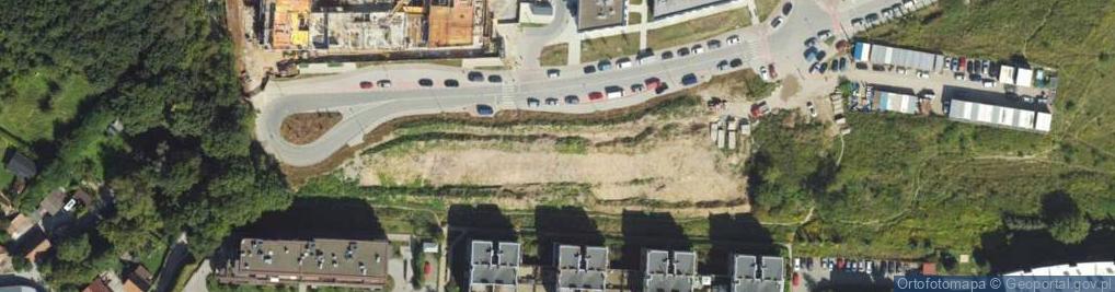 Zdjęcie satelitarne Papierni Prądnickich ul.