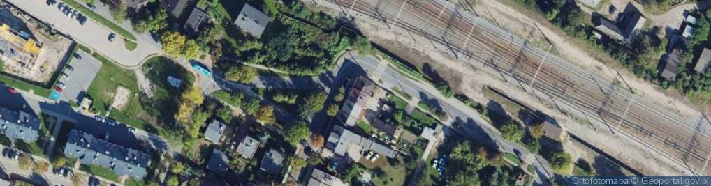 Zdjęcie satelitarne Pałacowa ul.