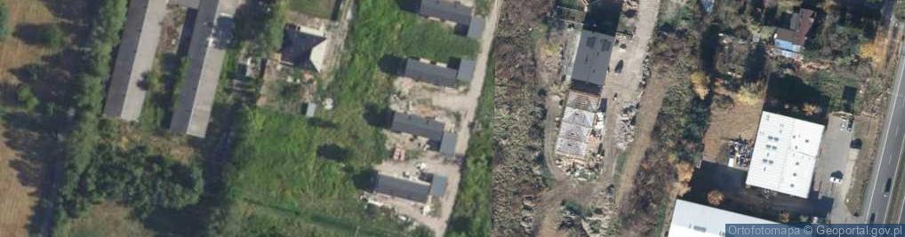 Zdjęcie satelitarne Papierowa ul.
