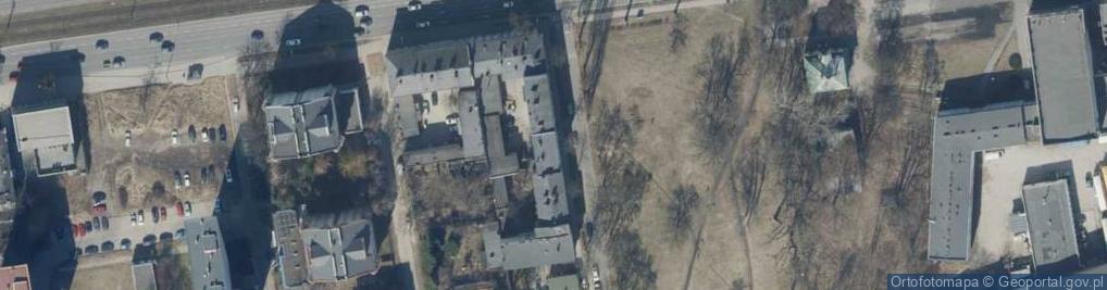 Zdjęcie satelitarne Paryska ul.