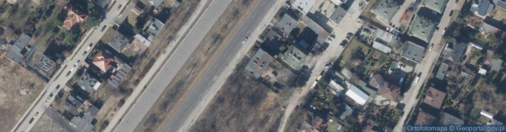 Zdjęcie satelitarne Pabianicka ul.