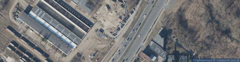 Zdjęcie satelitarne Pabianicka ul.