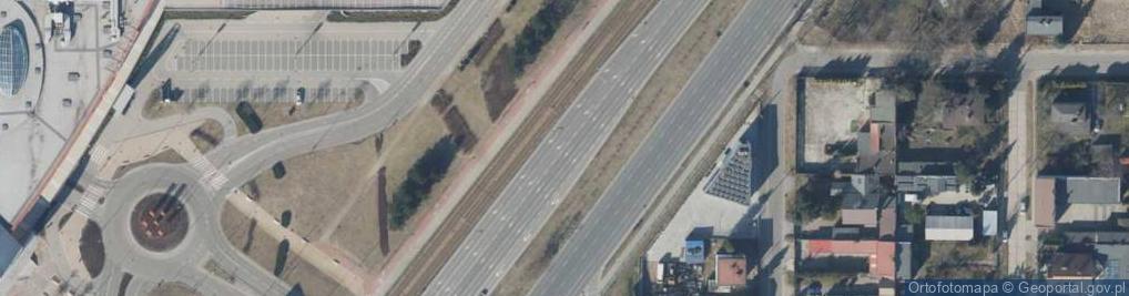 Zdjęcie satelitarne Pabianicka ul.