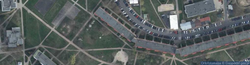 Zdjęcie satelitarne Pawia ul.