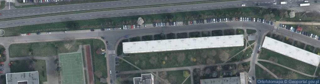 Zdjęcie satelitarne Pawia ul.