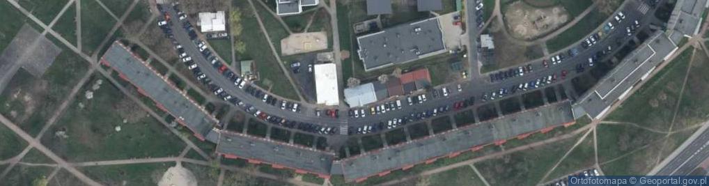 Zdjęcie satelitarne Pawia ul.