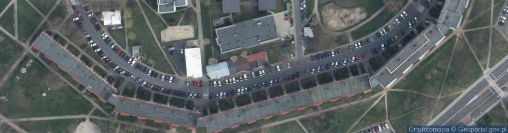 Zdjęcie satelitarne Pawia ul.
