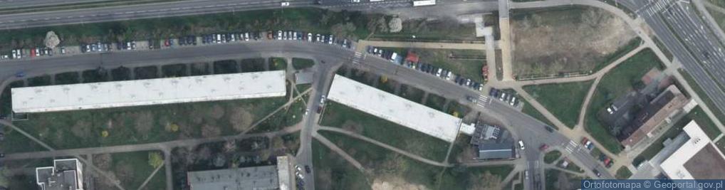 Zdjęcie satelitarne Pawia ul.