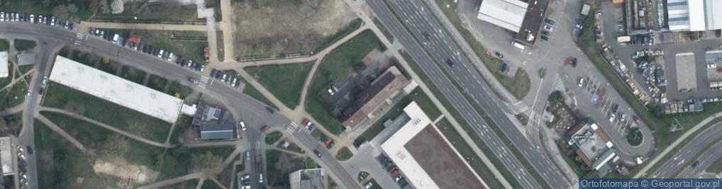 Zdjęcie satelitarne Pawia ul.