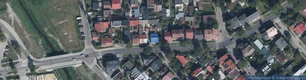 Zdjęcie satelitarne Pawia ul.