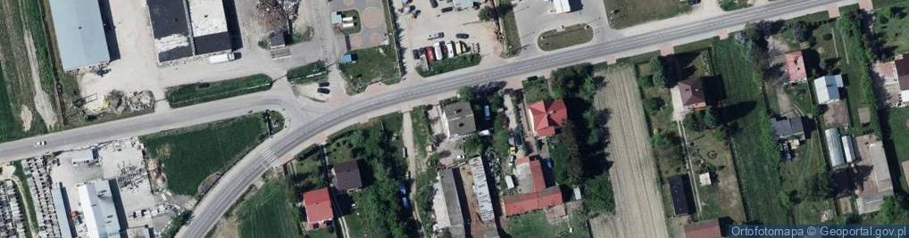 Zdjęcie satelitarne Partyzancka ul.