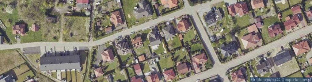 Zdjęcie satelitarne Pamięci Sybiraków ul.