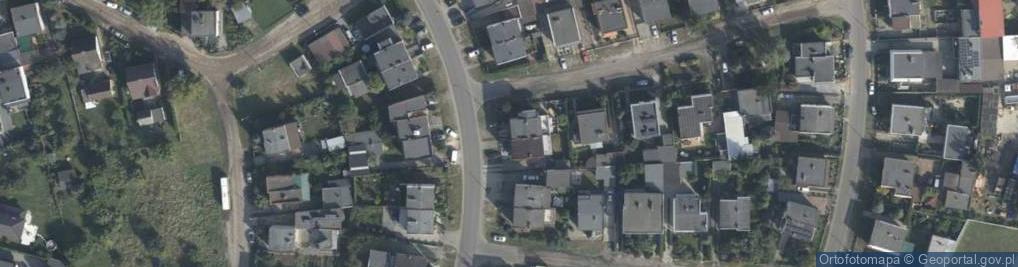 Zdjęcie satelitarne Paprocka ul.
