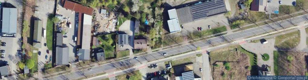 Zdjęcie satelitarne Partyzancka ul.