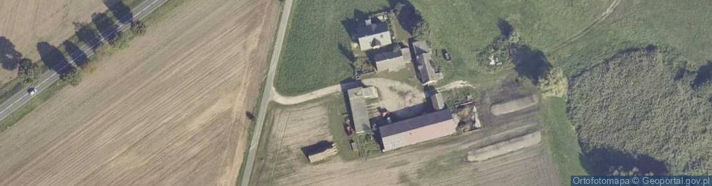 Zdjęcie satelitarne Pąchów ul.