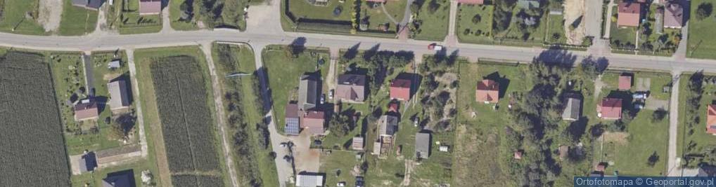 Zdjęcie satelitarne Pawęzów ul.