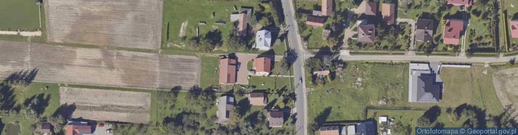 Zdjęcie satelitarne Pawęzów ul.