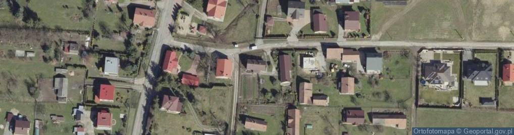 Zdjęcie satelitarne Pawęzów ul.