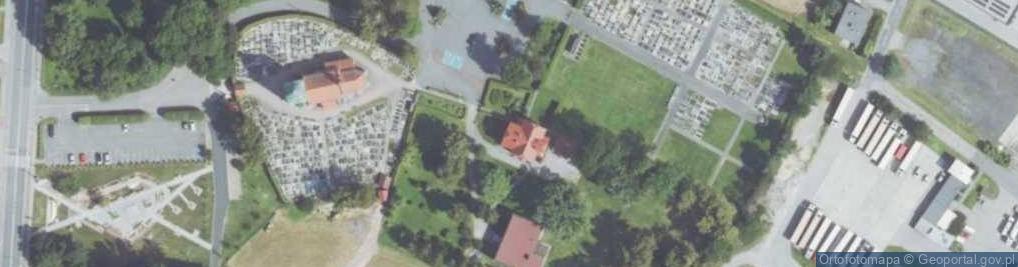 Zdjęcie satelitarne Pawłowskiego, bp. ul.