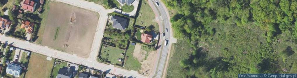 Zdjęcie satelitarne Parcele ul.