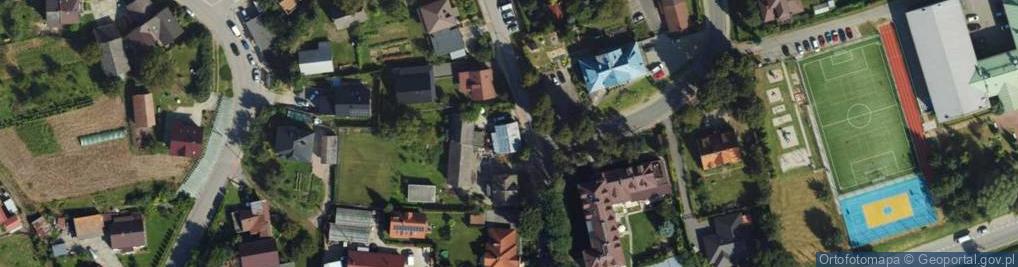 Zdjęcie satelitarne Papieska ul.