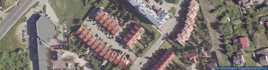 Zdjęcie satelitarne Pamięci Katynia ul.