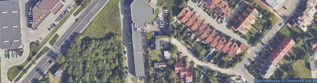 Zdjęcie satelitarne Pamięci Katynia ul.