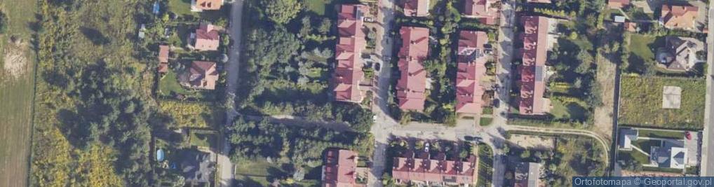 Zdjęcie satelitarne Paryska ul.