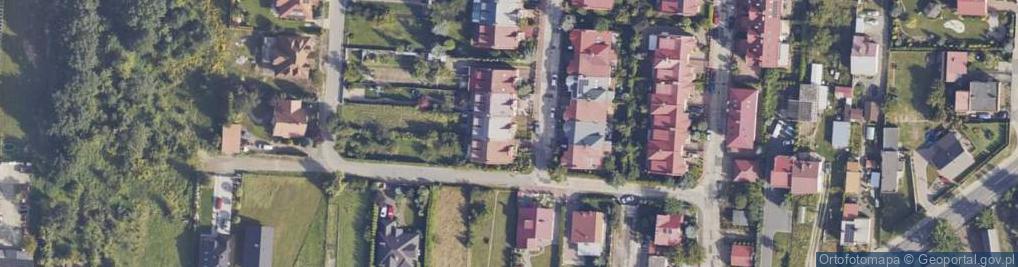 Zdjęcie satelitarne Paryska ul.
