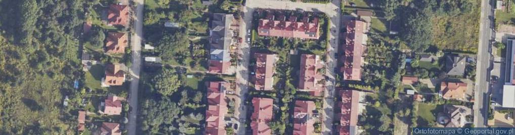 Zdjęcie satelitarne Paryska ul.